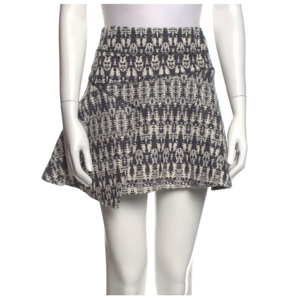 Derek Lam 10 Crosby Mini‎ Skirt Skater Tweed Weave Size 4